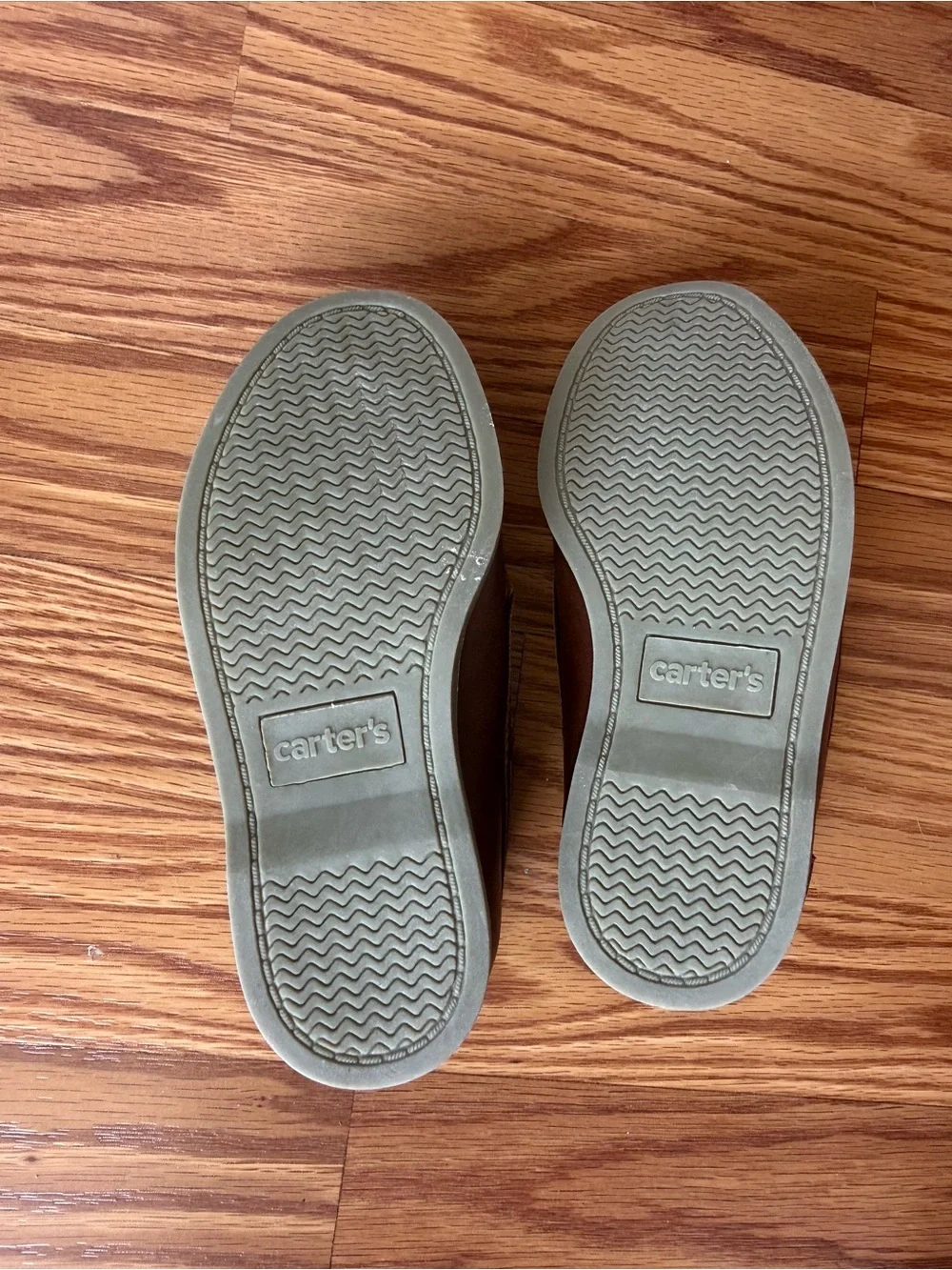 Carter's Brown Boys Moccasin Boat Shoes